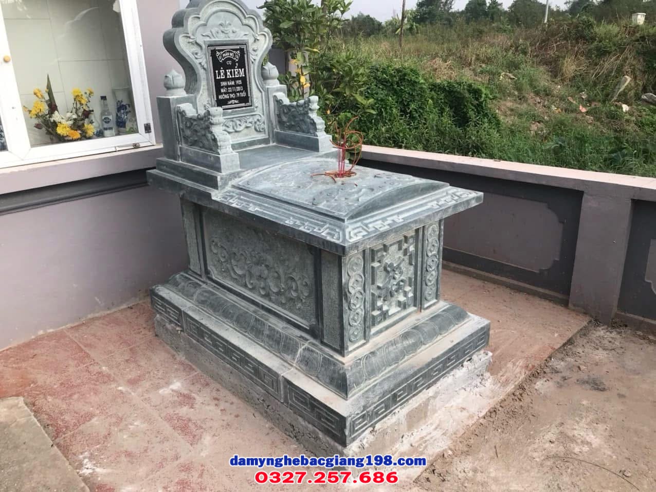 Báo giá mộ đá xanh rêu