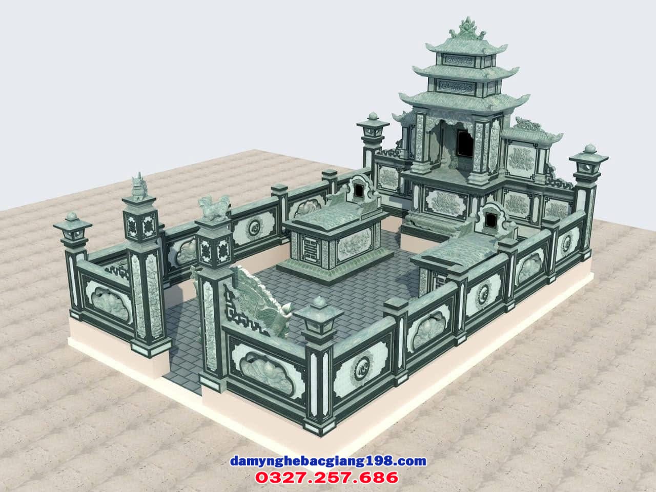 Thiết kế lăng mộ gia đình