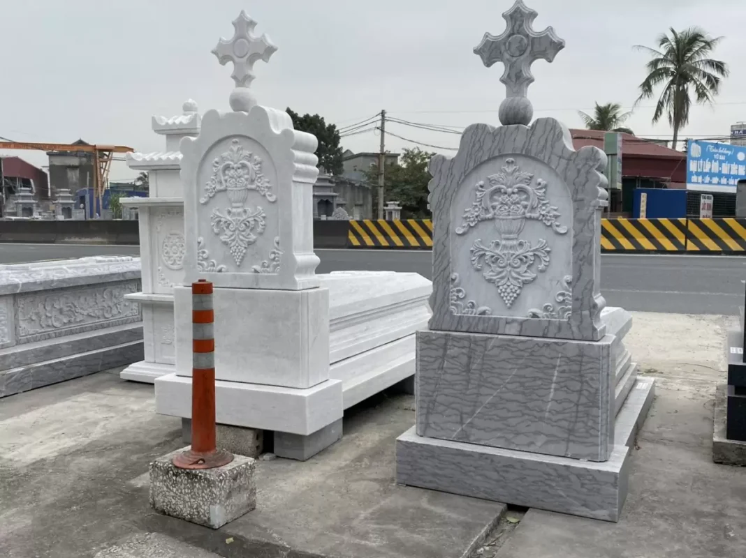 Mẫu lăng mộ đá công giáo