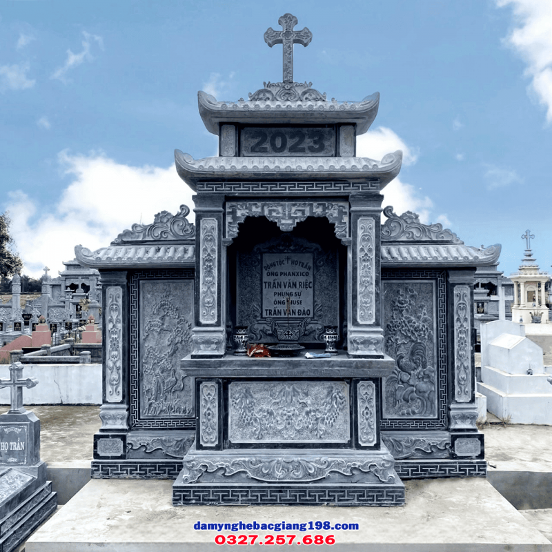 Mẫu lăng mộ đá công giáo