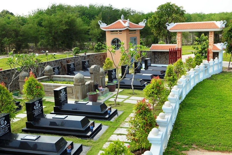 Thiết kế lăng mộ gia đình hiện đại