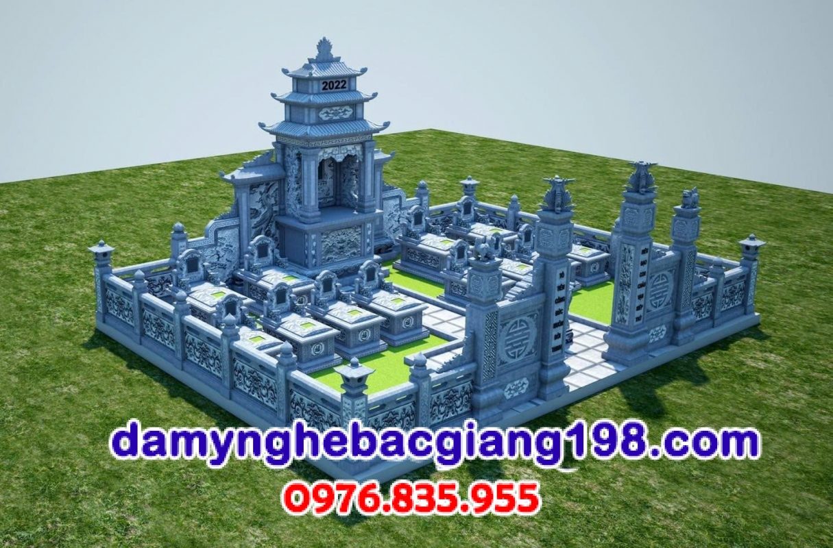 thiết kế lăng mộ gia đình
