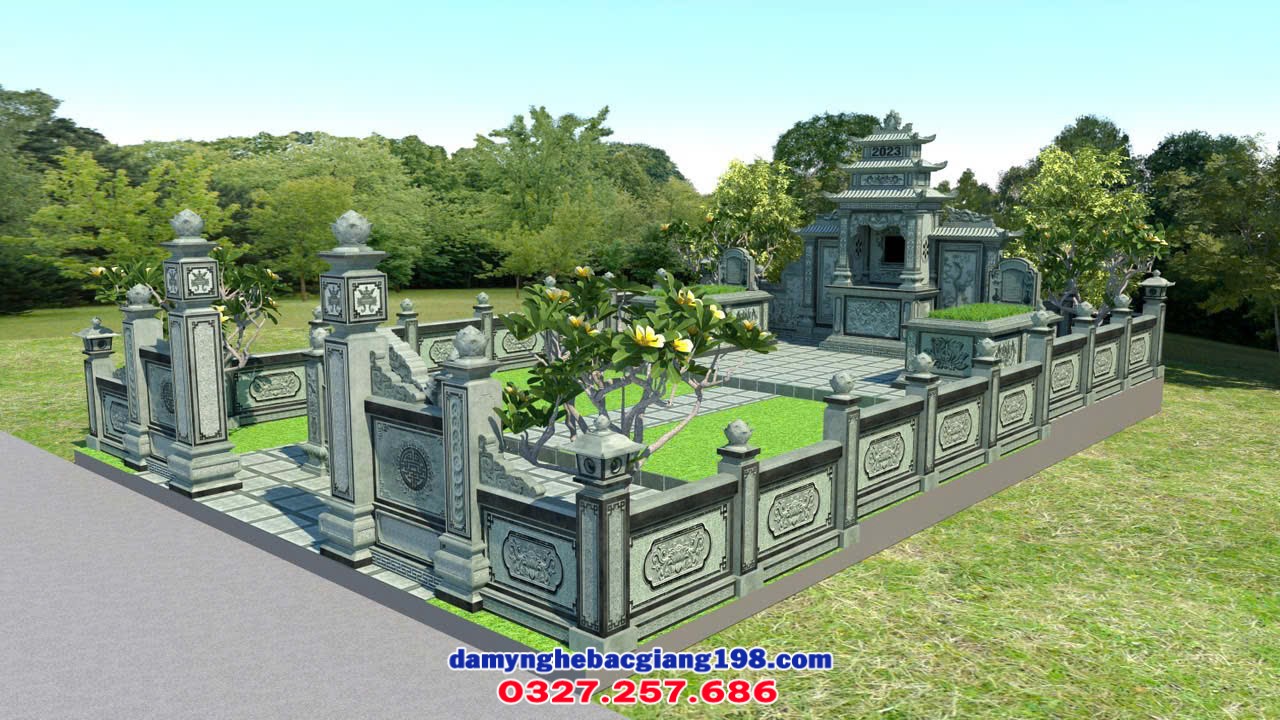 Khu lăng mộ bằng đá xanh