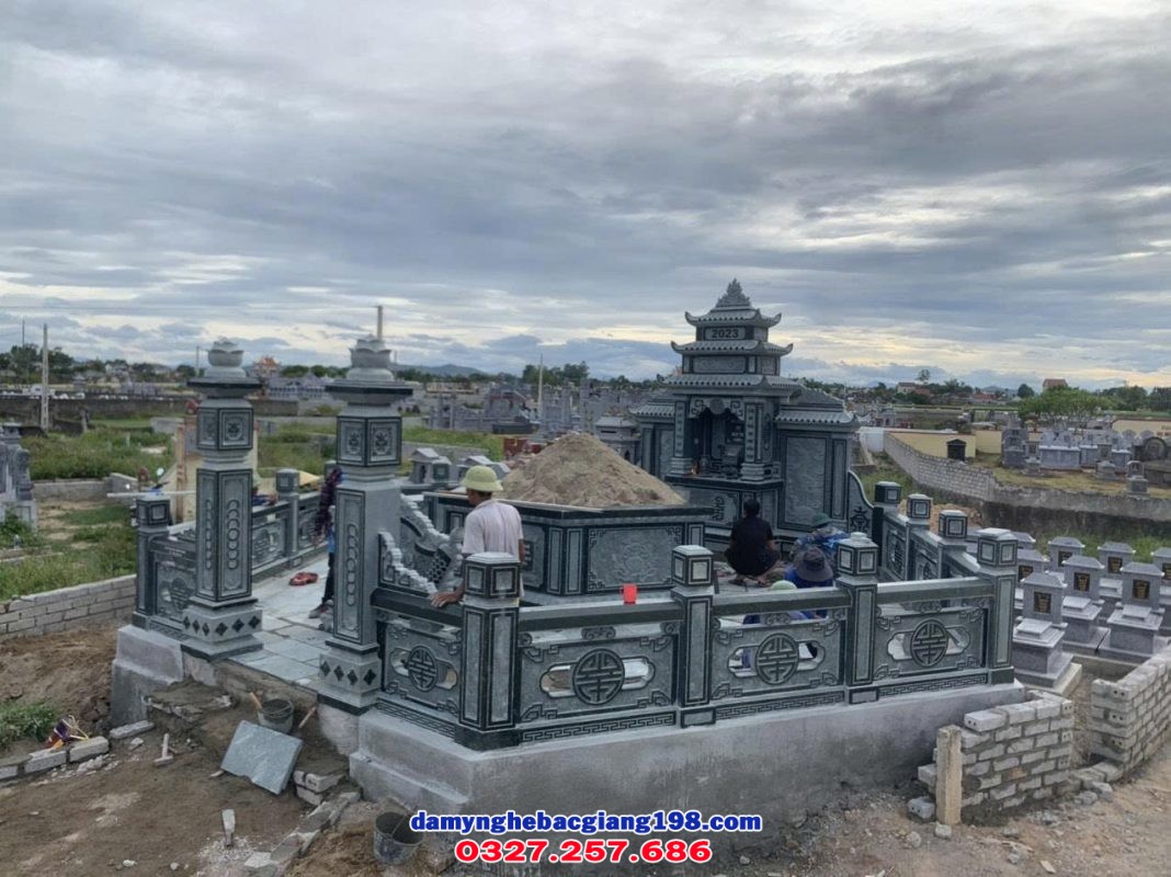 Xây dựng khu lăng mộ đá mỹ nghệ hoàn hảo
