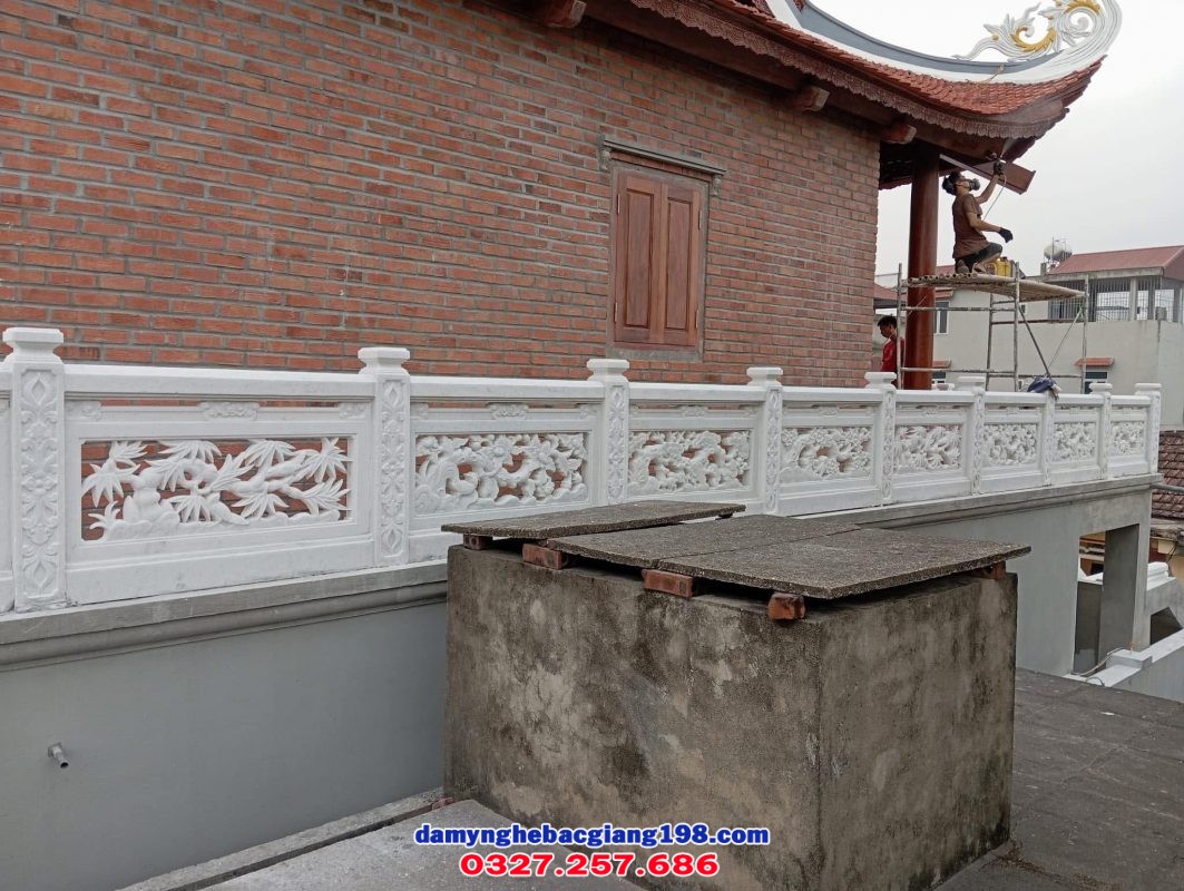 Lan can đá tự nhiên