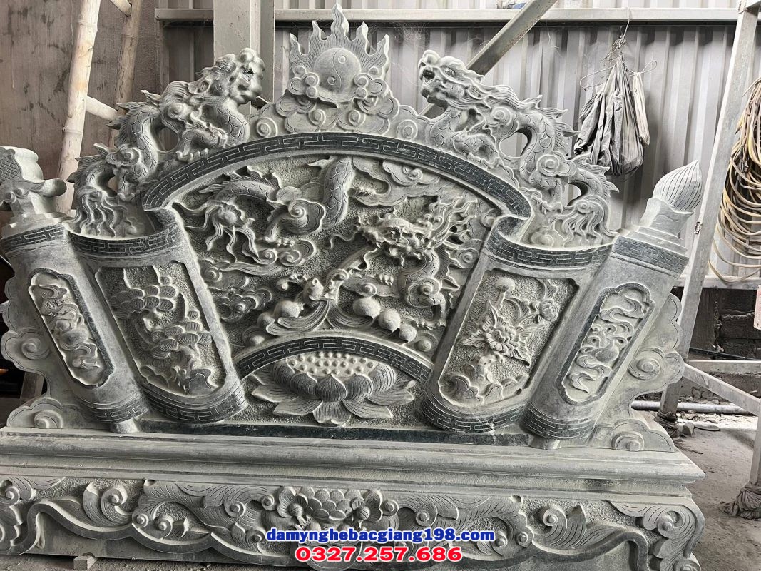 Bình phong đá đẹp Bình phong đá đẹp