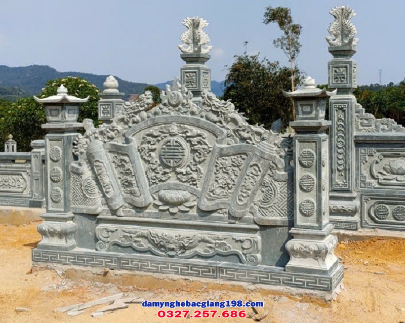 Cuốn thư đá lăng mộ