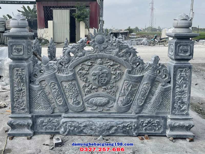 Cuốn thư đá lăng mộ