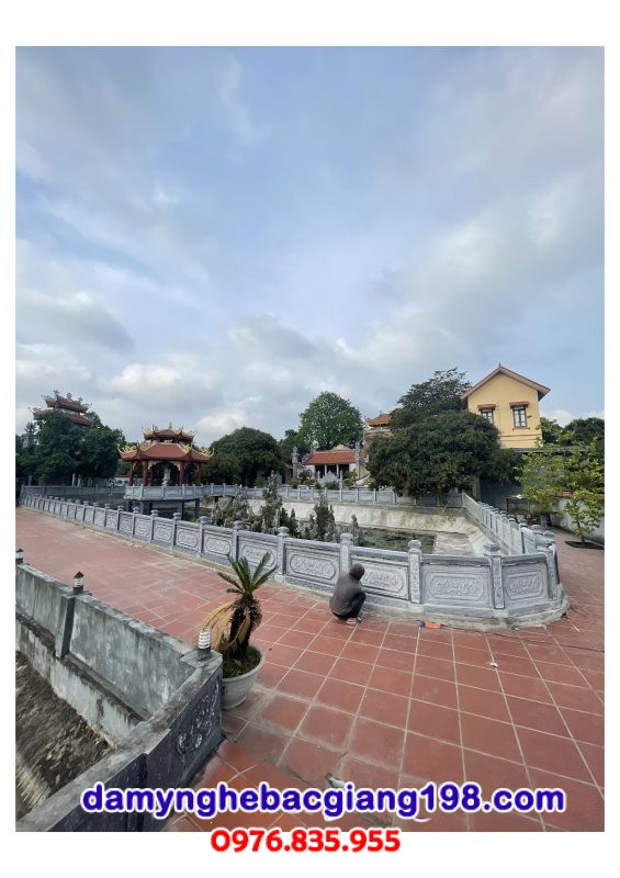 Lan can đá tự nhiên 