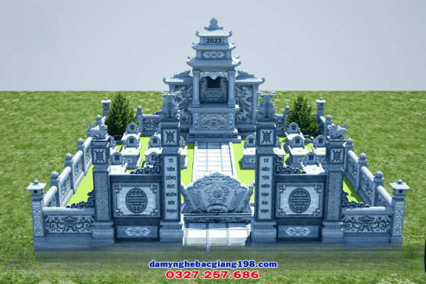 Thiết kế khuôn viên lăng mộ gia đình