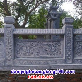 Tường rào đá đẹp 