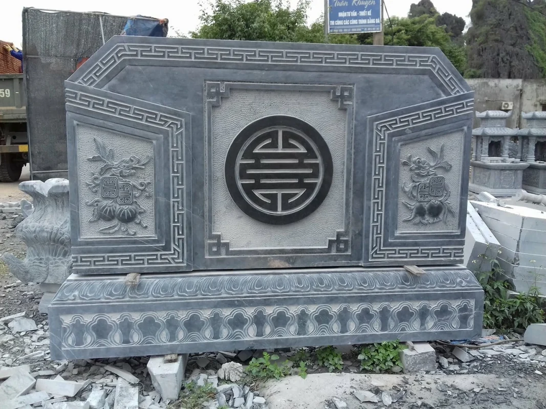 Bình phong mộ theo phong thủy