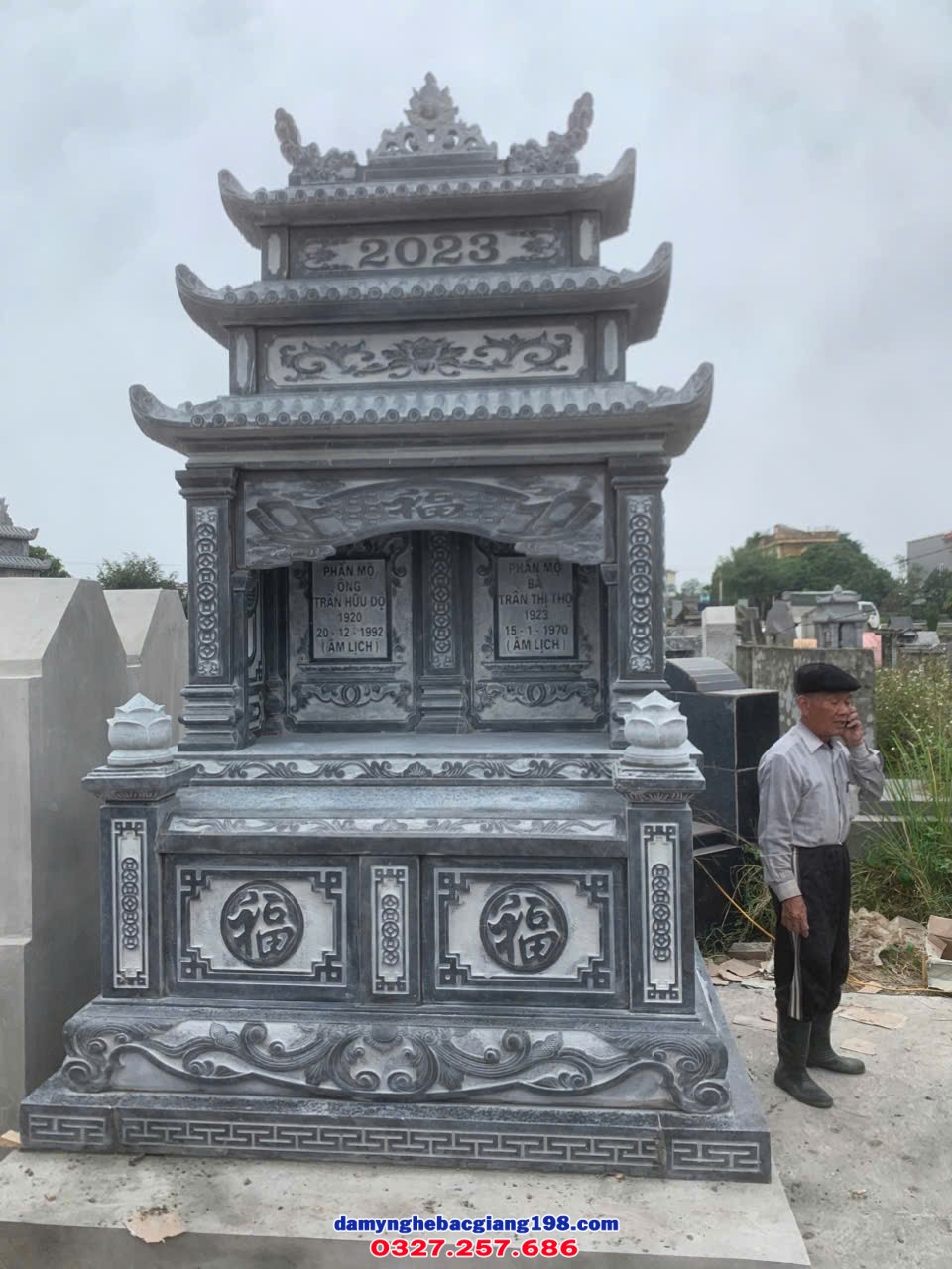 Mẫu lăng mộ đôi đẹp