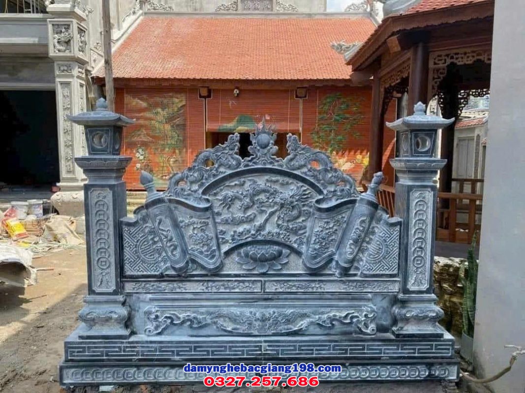 Mẫu cuốn thư đá đẹp 