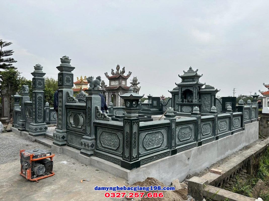 Mẫu khuôn viên lăng mộ gia đình